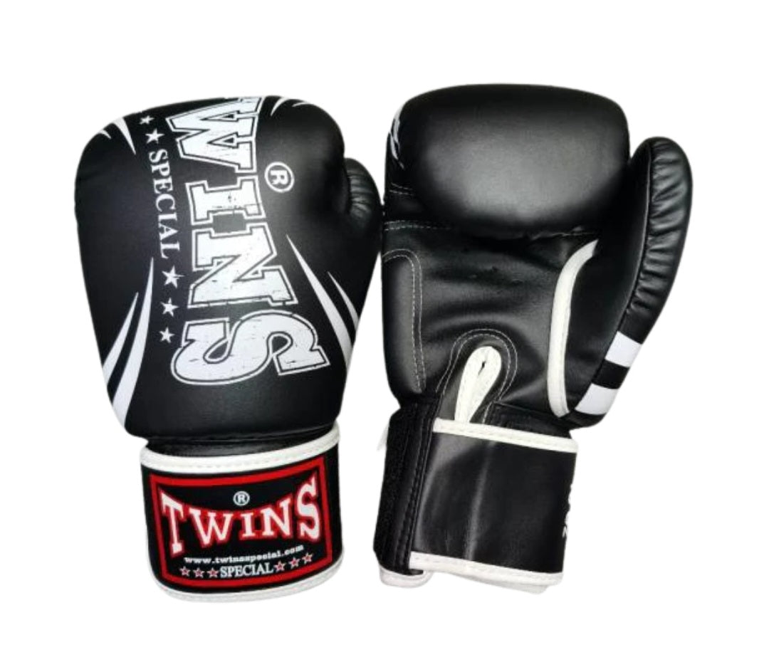 Twins Special Thai Boxing Gloves - FBGVS3-TW6 - Black