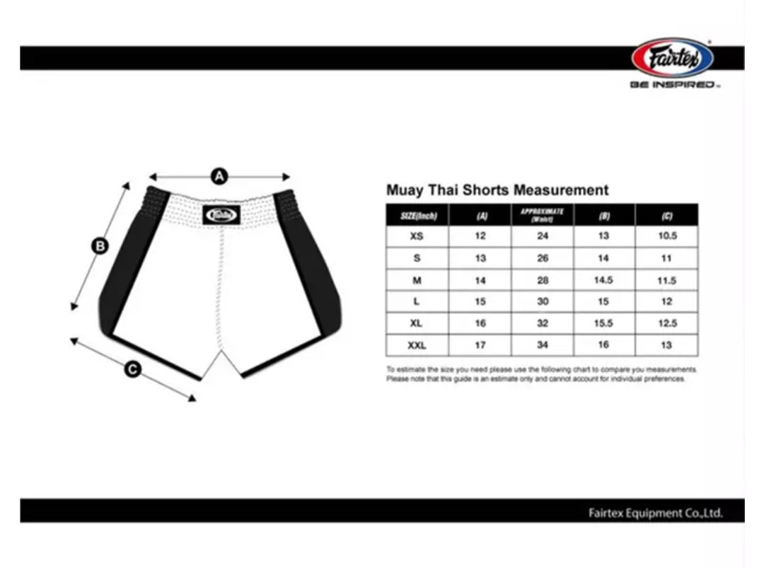 Fairtex Thai Boxing Shorts - BS1903 - FOCUS
