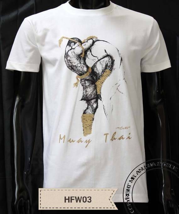 Human Fight T -shirt - Knee Attack "Khao tat "