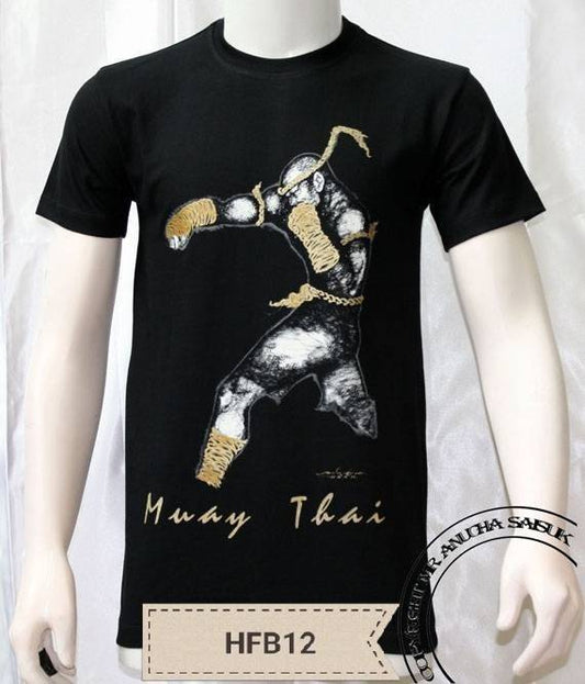 Human Fight Thai Boxing T-shirt - Jab Attack "Mat yaep"