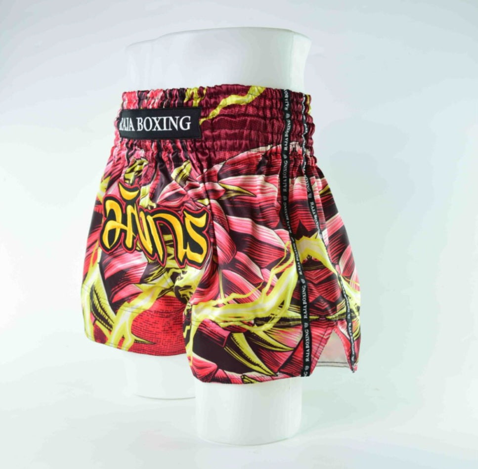 Raja Boxing Muay Thai Shorts The ICONIC "Red Dragon"