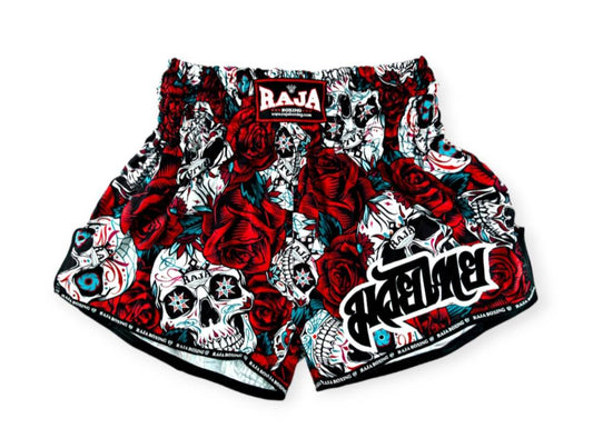 Raja Boxing Shorts "Skull Rose"- SP64-72