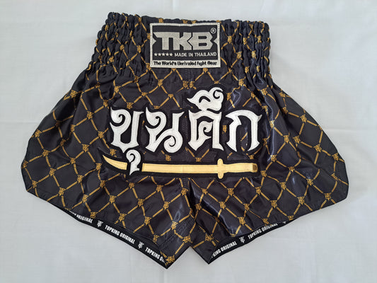 TKB shorts Black Gold Cage-TKTBS-213