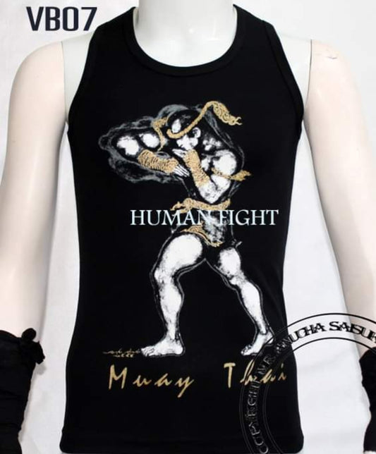 Human Fight Tank Top- "Standing Elbow Attack"