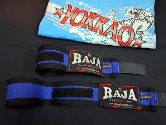 Yokkao Tiger T-shirt VS Raja Handwraps