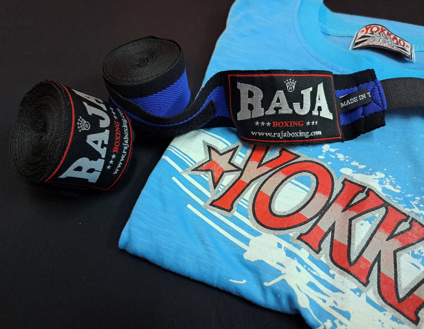 Yokkao Tiger T-shirt VS Raja Handwraps