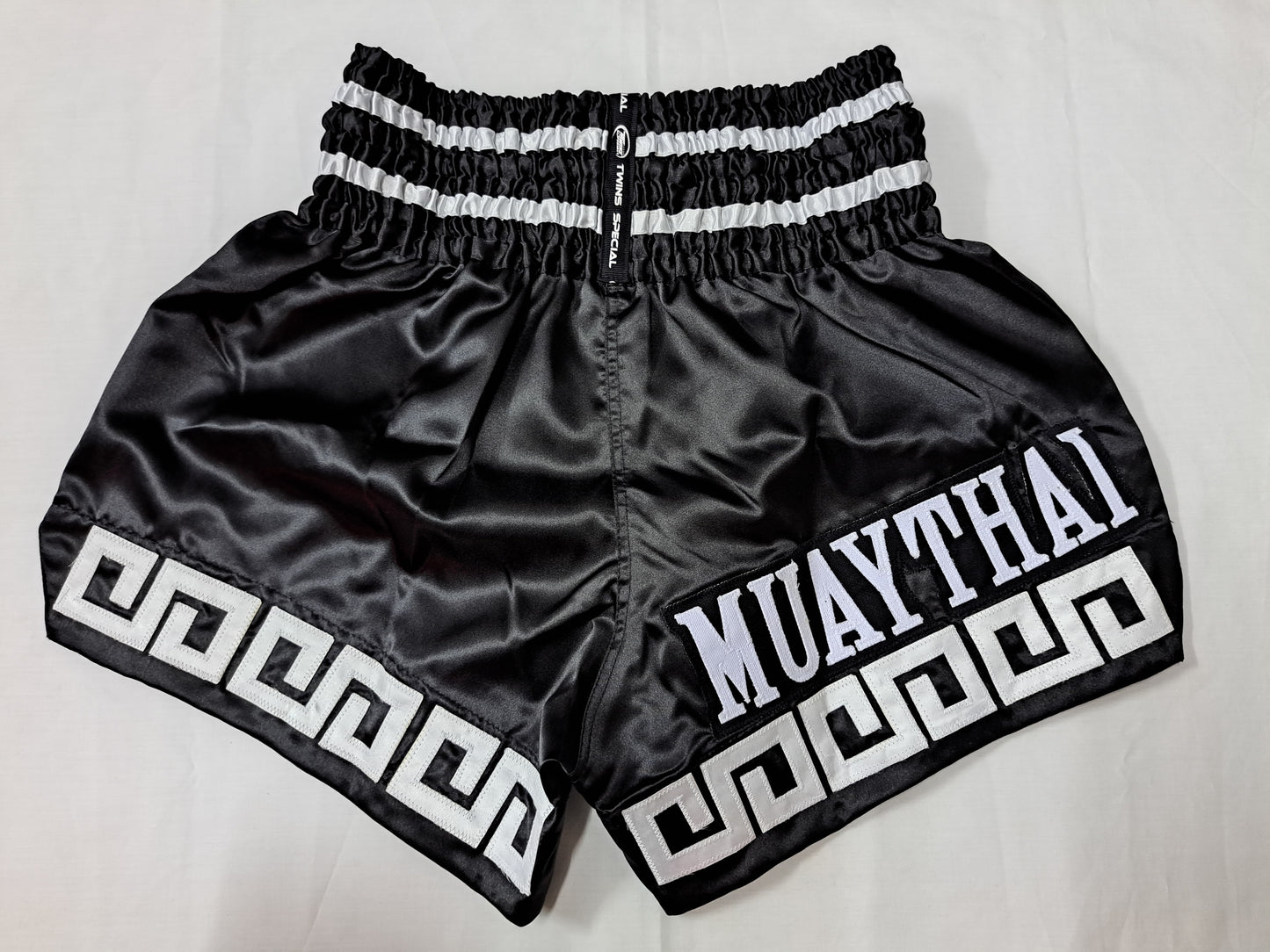 Twins Special Thai Boxing Shorts - Dragon vs Boxer Pattern