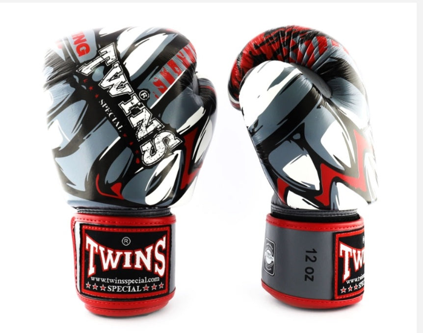 Twins Special Thai Boxing Fancy Gloves - Demon - FBGV-55