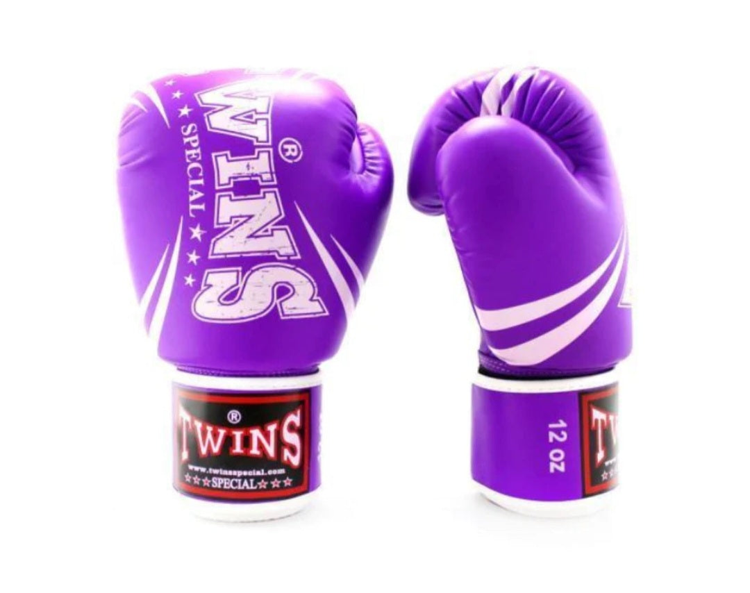 Twins Special Thai Boxing Gloves - FBGVS3-TW6 - Purple