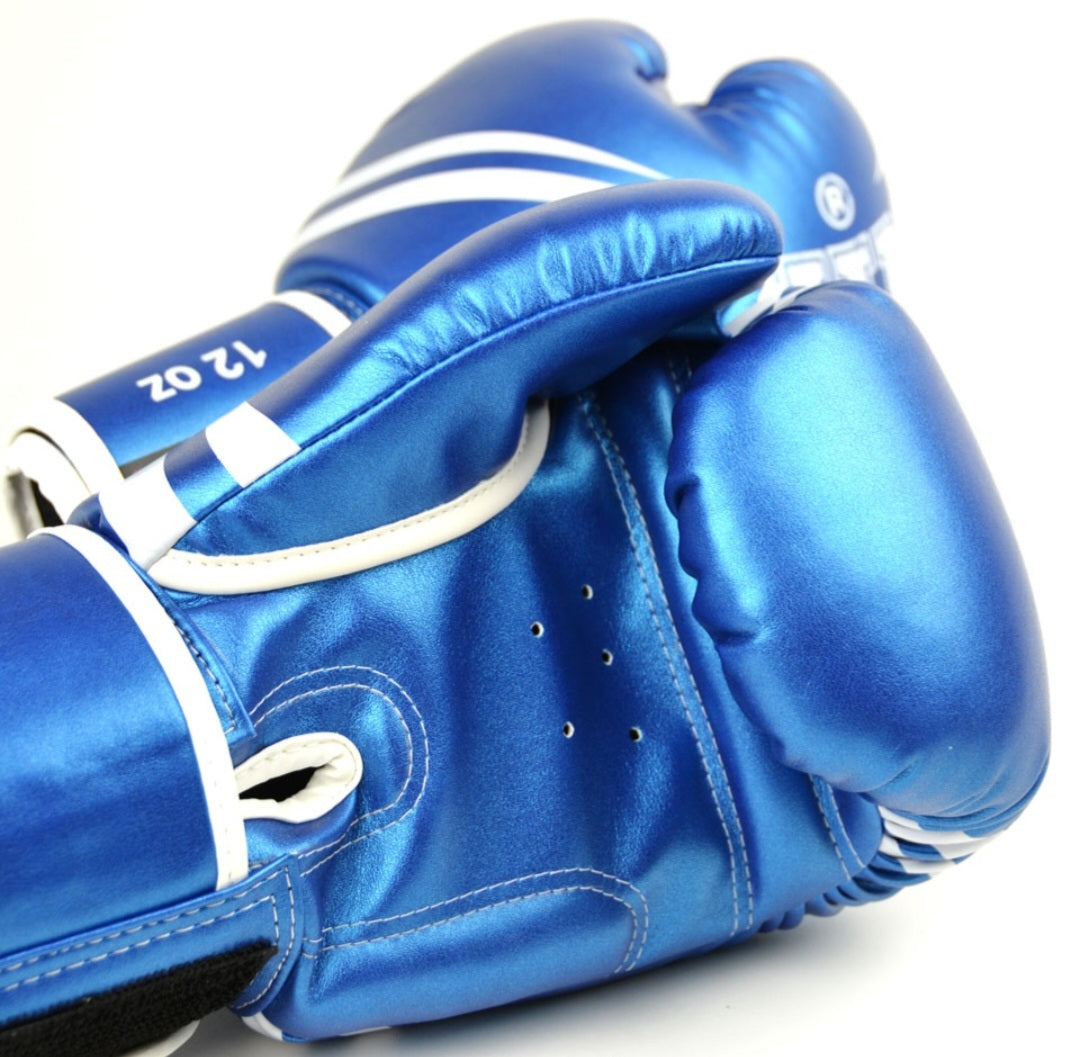 Twins Special Thai Boxing Gloves - FBGVS3-TW6 - Metallic Blue