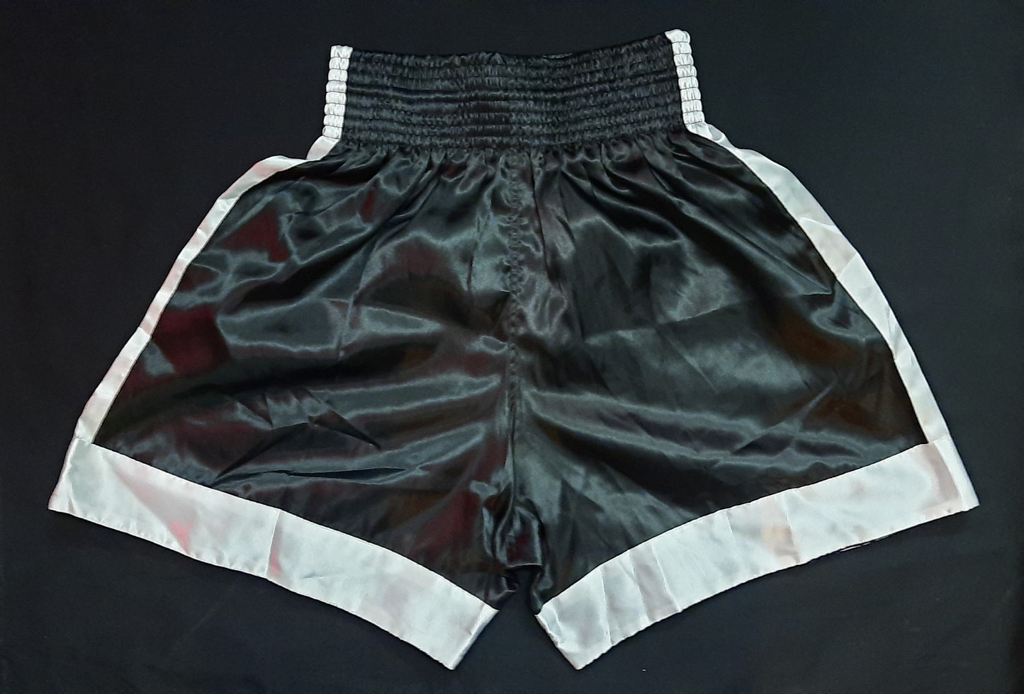 FBT Classic Muay Thai Shorts - Black/Silver