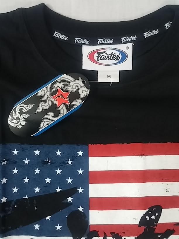 Fairtex Muay Thai Classic USA Flag T shirt