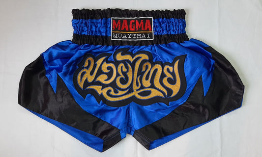 Magma Thai Boxing Shorts - Blue/Black