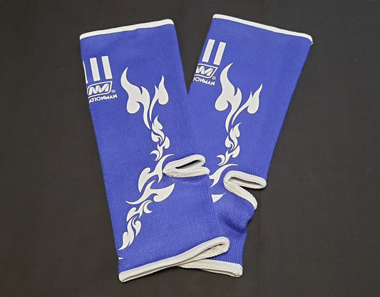 Nationman Muay Thai Ankle Support - Fancy Blue/White