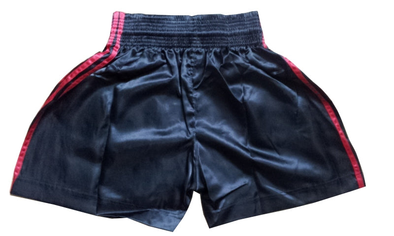 Nationman Thai Boxing Shorts - Classic Style - Black