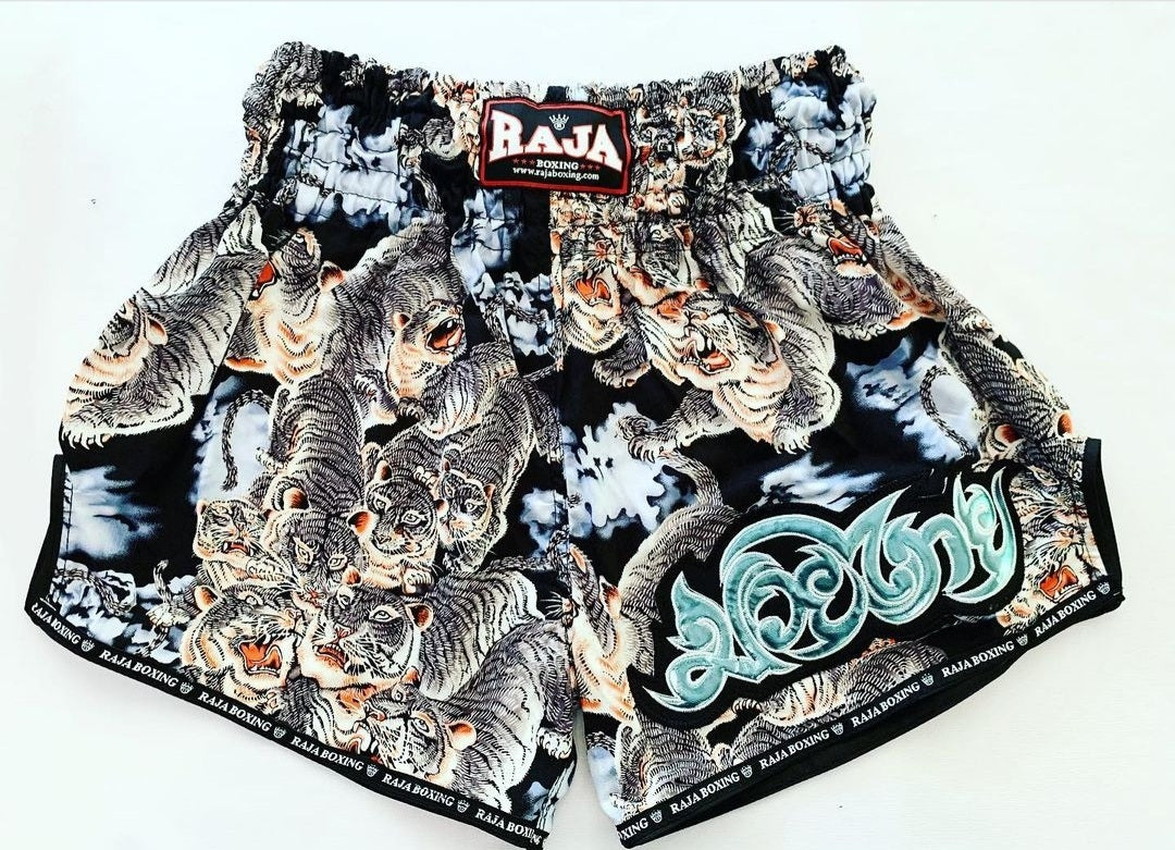 Raja Thai Boxing Shorts - Tiger Pattern