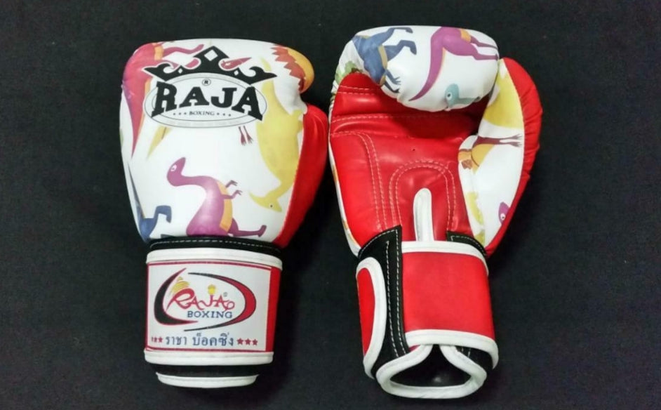 Raja Boxing Thai Boxing Gloves "Dinosaur" Pattern