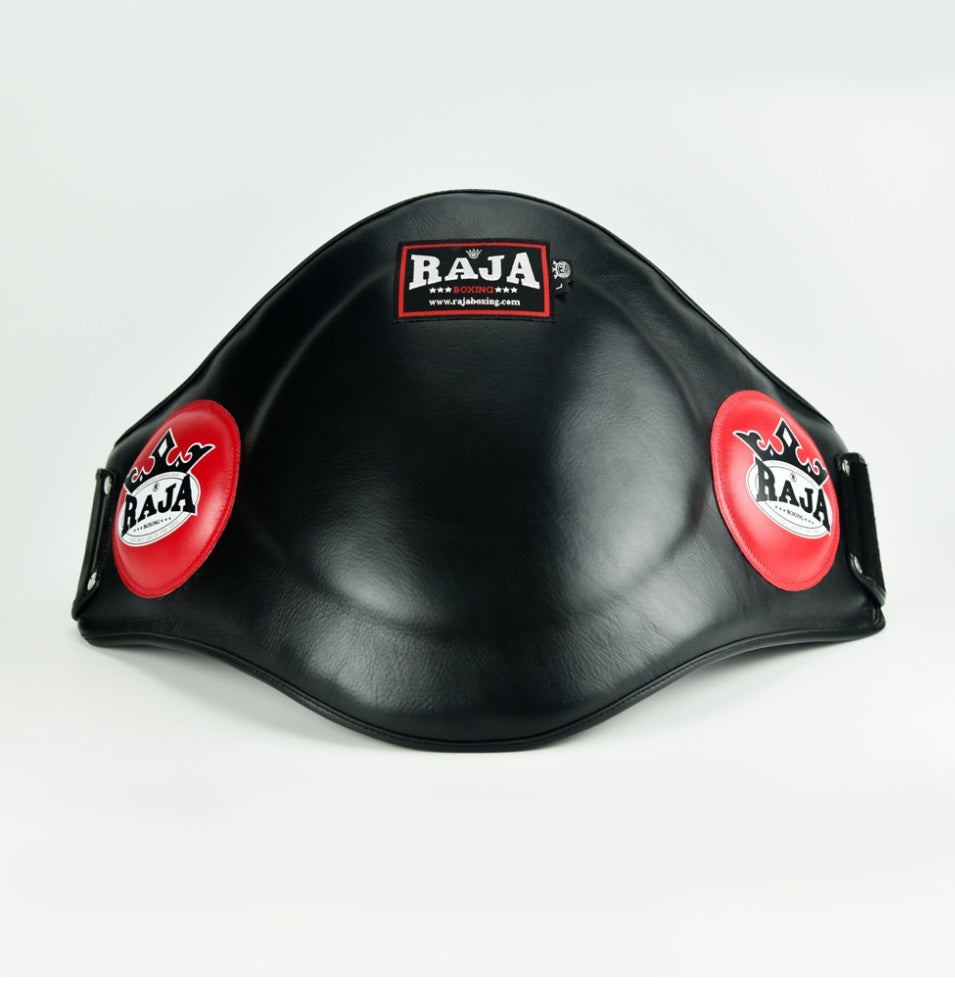 Raja Thai Boxing Belly Protector-Black/Red