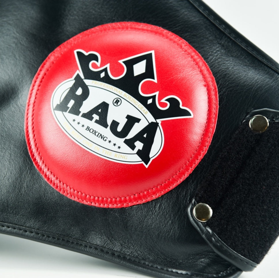 Raja Thai Boxing Belly Protector-Black/Red