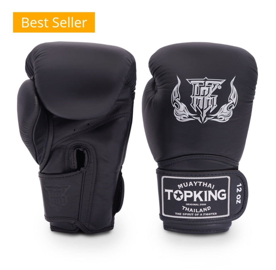 TKB Thai Boxing Gloves - TKBGSA - Black