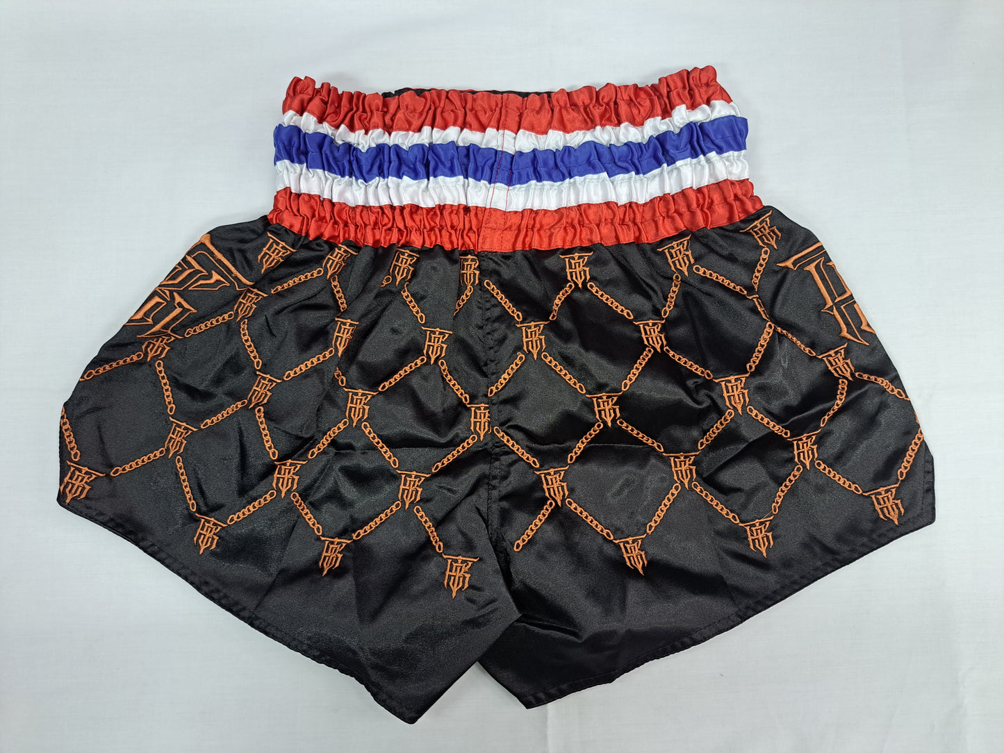 Top King TKB Chain Muay Thai Shorts - Black Gold - TKTBS-211 -