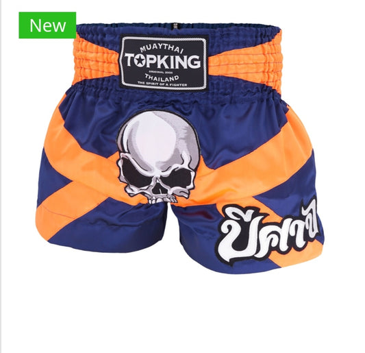 TKB Thai Boxing Shorts - FANCY SKULL - TKTBS-242