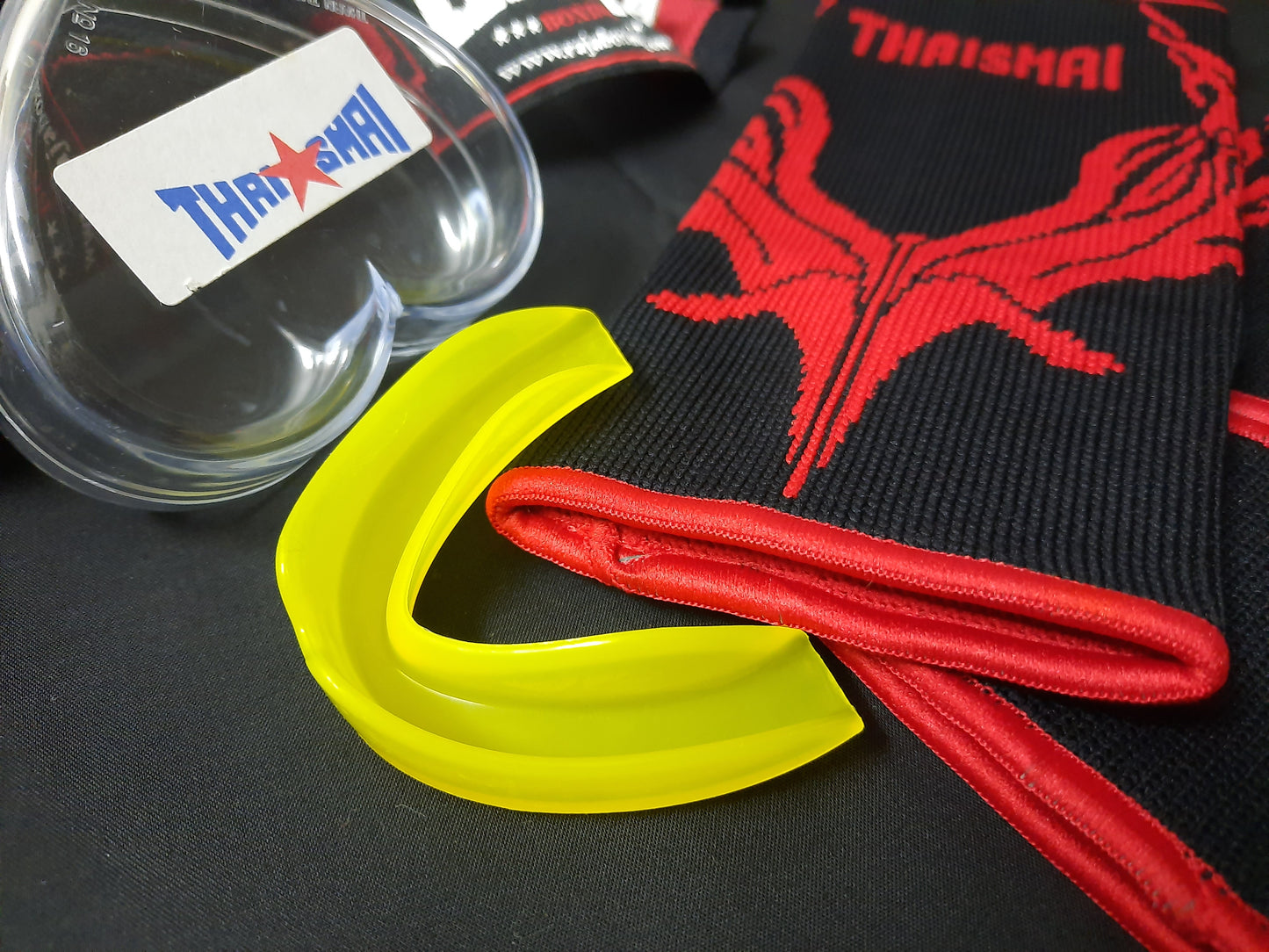 Thaismai Ankle Support/Mouth guard X Raja Elastic Handwraps