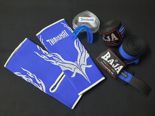 Thaismai Ankle Support/Mouth guard X Raja Elastic Handwraps