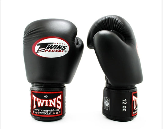 Twins Special Thai Boxing Gloves - BGVL-3 - Black