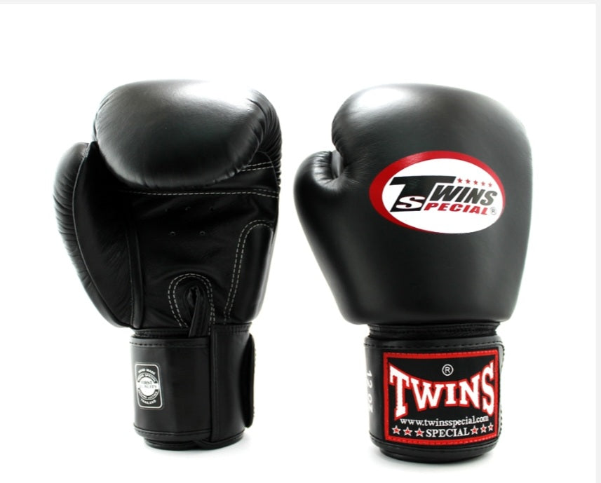 Twins Special Thai Boxing Gloves - BGVL-3 - Black