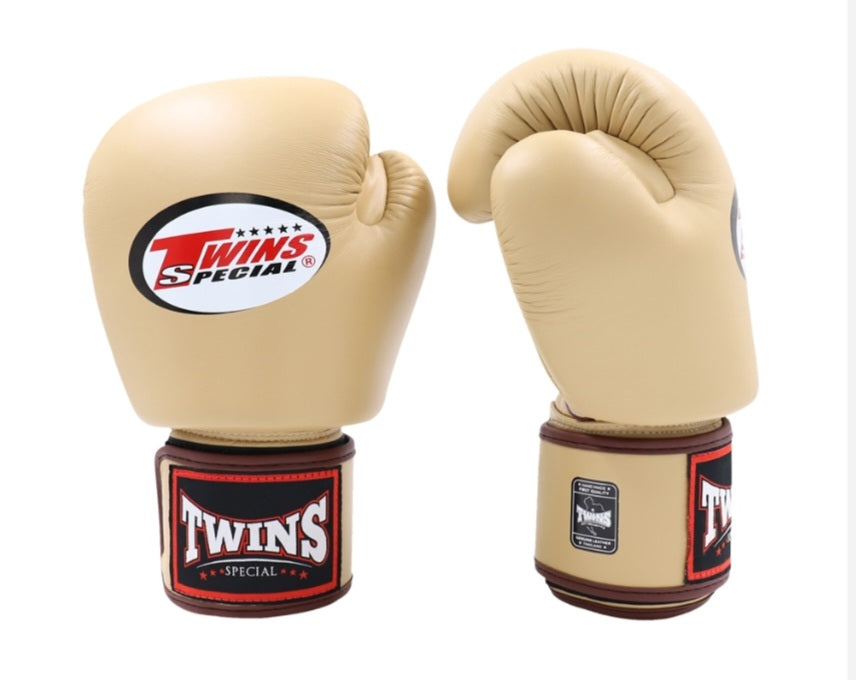 Twins Thai Boxing Gloves - BGVL-3 - Latte