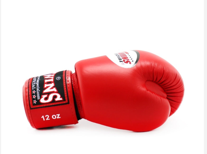 Twins Special Thai Boxing Gloves - BGVL-3 - Red