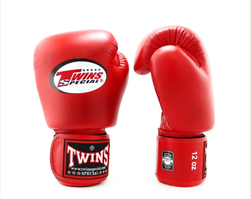 Twins Special Thai Boxing Gloves - BGVL-3 - Red