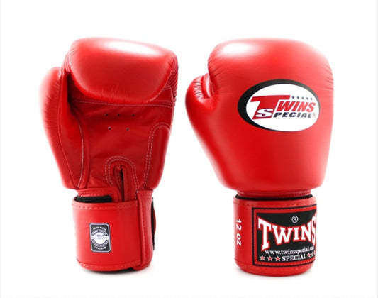 Twins Special Thai Boxing Gloves - BGVL-3 - Red