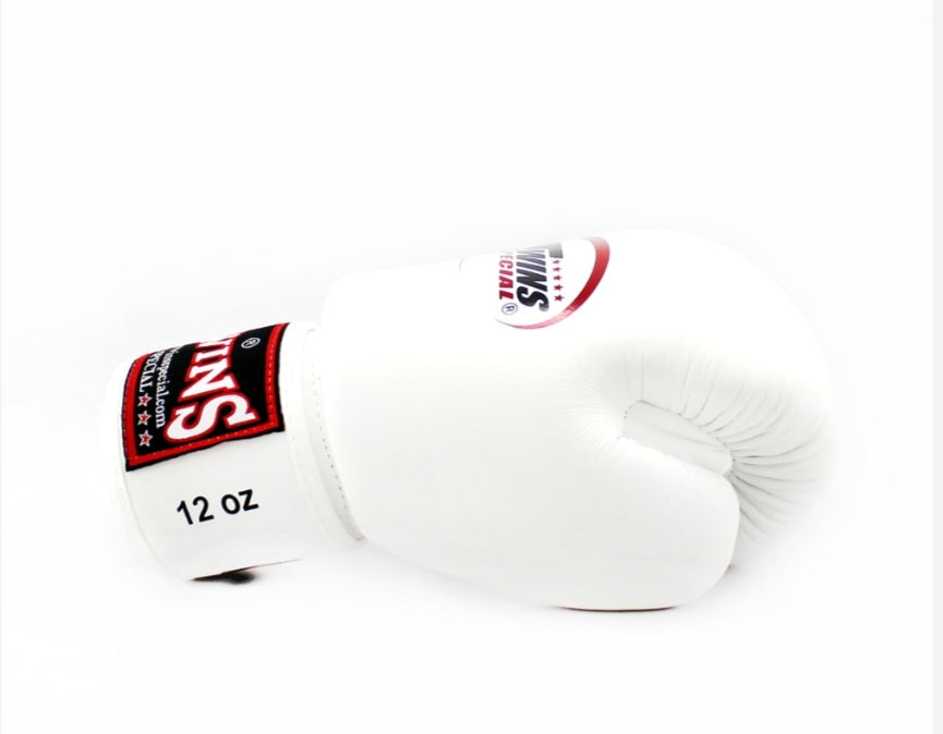 Twins Special Thai Boxing Gloves - BGVL-3 - White