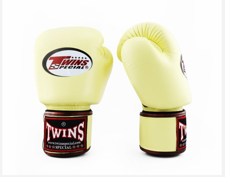 Twins Thai Boxing Gloves -BGVL-3 - Vanilla