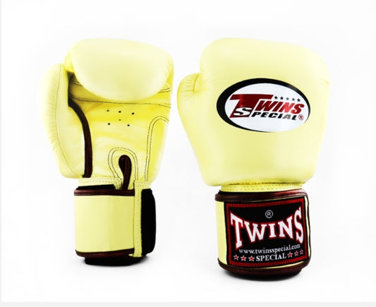 Twins Thai Boxing Gloves -BGVL-3 - Vanilla