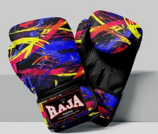 Raja Thai Boxing Gloves "Graphic Design" Pattern