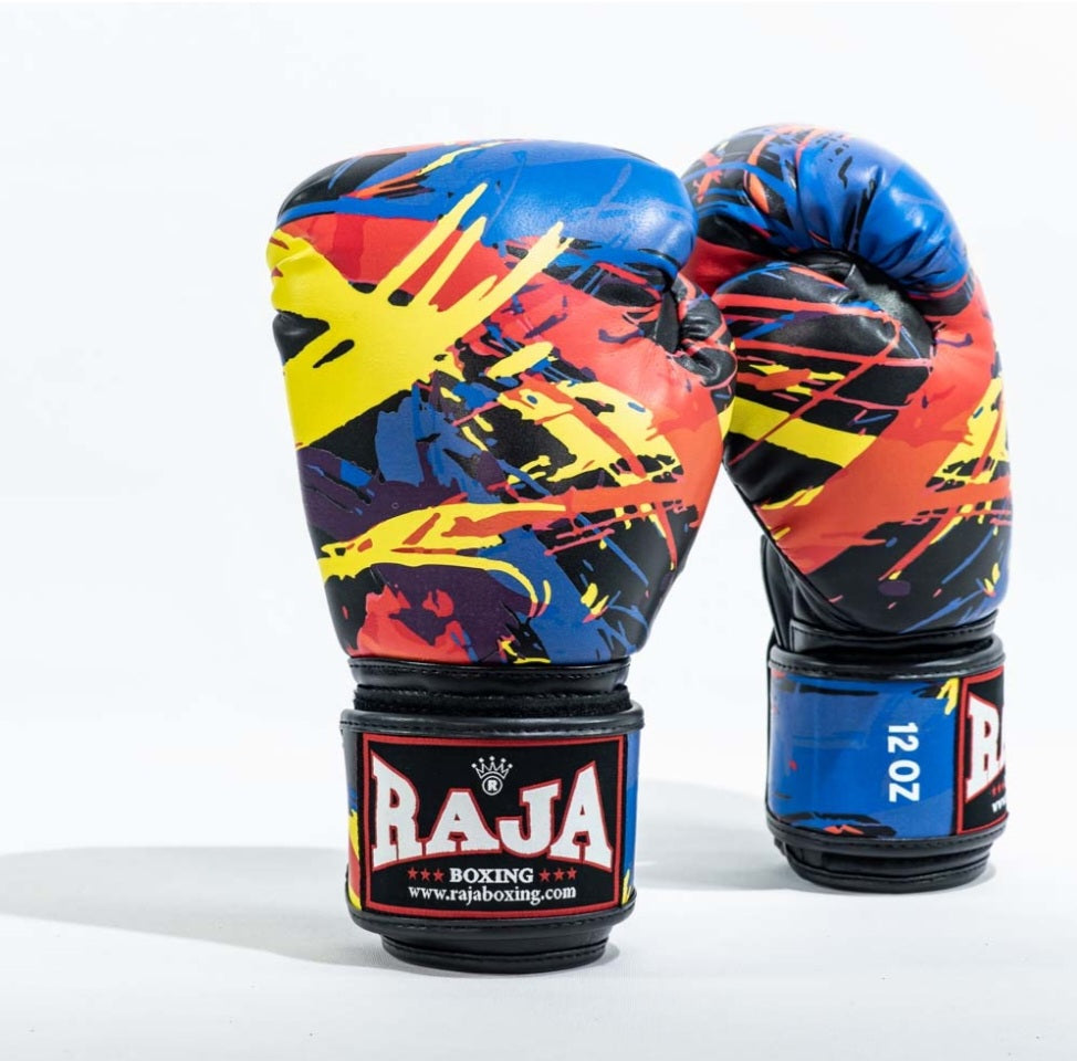 Raja Thai Boxing Gloves "Graphic Design" Pattern