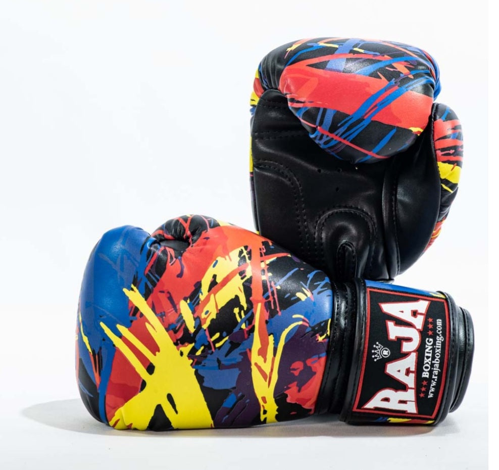 Raja Thai Boxing Gloves "Graphic Design" Pattern